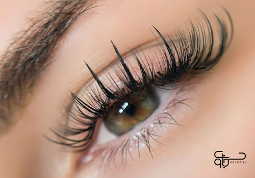 عکس مژه اسپایکی