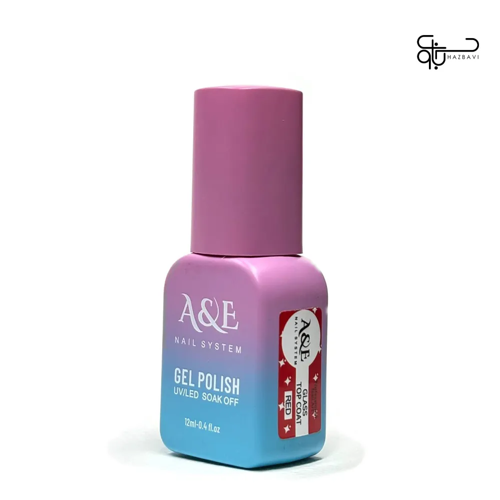 A&E-Red-Candy-Top-Coat تاپ کات آبنباتی قرمز ای اند ای